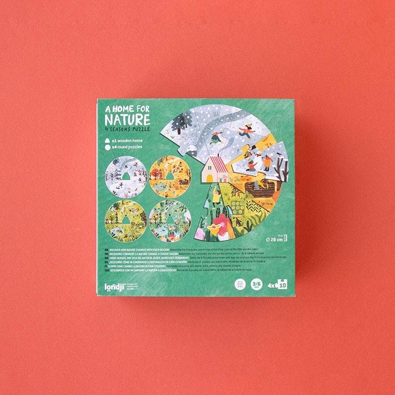 4 estaciones y una casita de madera